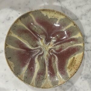 Artistic Ceramic Bowl with Earthy Tones